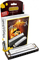 HOHNER Hot Metal C (M57201X)  губная гармоника - корпус пластик ABS, крышки из нержавеющей стали. Доступ на 30 дней к бесплатным урокам