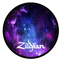 ZILDJIAN ZXPPGAL06 Galaxy Practice Pad 6In тренировочный пэд 6", рисунок "Галактика"
