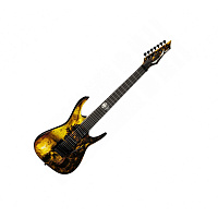 Dean RC7X SKLZ Rusty Cooley  электрогитара 7-струнная, тип "Ibanez", 24 лада, графика "Черепа"