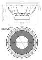 EighteenSound 18LW2600/8  динамик 18"  с расширенным НЧ диапазоном, 8 Ом, 1500 Вт AES, 97 дБ, 30...800 Гц