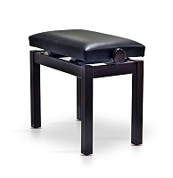 Hidrau BG27 Black Gloss (L28)  банкетка черная полированная, черная кожа