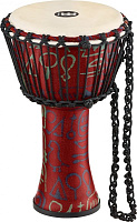 MEINL PADJ1-S-G  джембе малый, походный (8"x16"), материал - синтетический полимер, мембрана натуральная кожа, веревки - PP-нейлон