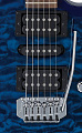 IBANEZ GRX70QA-TBB электрогитара HSH с тремоло и кленовым топом, цвет синий
