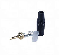 PROAUDIO MTRS-3E Разъем мини-TRS (mini-jack), 3,5 мм, стерео, кабельный, цвет черный