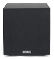 Samson MediaOne 10S Активный студийный сабвуфер, 10" НЧ вуфер, 100 Вт RMS, 40-180 Гц, размеры 483x483x457 мм