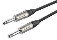 ROXTONE DGJJ100/10 Кабель инструментальный, 1x0.22 кв.мм, D:6 мм (GC010), разъемы 2x6.3 mono Jack (RJ2P-NN), длина 10 метров