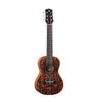 Luna UKE TRIBAL 6  укулеле баритон, 6 струн, махагон, цвет натуральный матовый