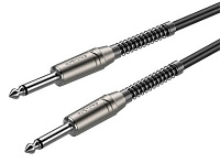ROXTONE SGJJ100/3 Кабель инструментальный, 1x0.22 кв.мм, D 6 мм, разъемы 2x6.3 mono Jack (RJ2PP-NN), длина 3 метра