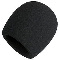 SHURE A58WS-BLK поролоновая ветрозащита для микрофонов SM58, PG58 (черная)