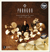 SABIAN PARAGON PERFORMANCE SET набор тарелок, покрытие Brilliant, style Creative, metal B20, sound Bright, Weight Extra - Thin, в комплекте 16" crash, 22" ride, 14" hi-hats
