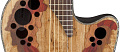 OVATION CE44P-SM Celebrity Elite Plus Mid Cutaway Natural Spalted Maple электроакустическая гитара
