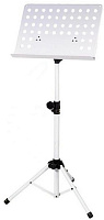 GEWA Orchestral Music Stand White пюпитр оркестровый, подставка для нот с перфорацией, цвет белый