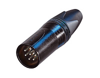 Neutrik NC6MXX-BAG кабельный разъем XLR female черненый корпус 6 контактов