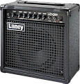 Laney LX20R гитарный комбо 20 Вт, динамик 8", 2 канала с 3-полосным эквалайзером и дисторшном, пружинный ревербератор, CD вход, размеры 337x355x208 мм, вес 6.9 кг, цвет черный