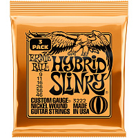 ERNIE BALL 3222 набор из 3-х комплектов для электрогитары Nickel Wound Hybrid Slinky