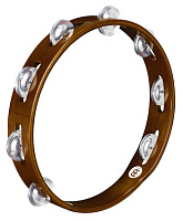 MEINL TA1A-AB  тамбурин деревянный профессиональный без мембраны, 1 ряд джинглов (алюминий), цвет африканский коричневый