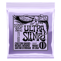 Ernie Ball 2227 струны для электрогитары Nickel Wound Ultra Slinky (10-13-17-28-38-48)