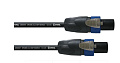 Cordial CPL 15 LL спикерный кабель Speakon 4-контактный/Speakon 4-контактный, разъемы Neutrik, 15,0 м, черный