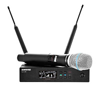SHURE QLXD24E/B58 G51 вокальная радиосистема с ручным передатчиком BETA58, диапазон 470-534 MHz