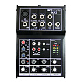 Invotone MX5  микшерный пульт, 1 микрофонный вход, ,XLR и балансный Jack,2 стерео входа