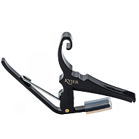 KYSER KG6B каподастр для акустической гитары, цвет черный