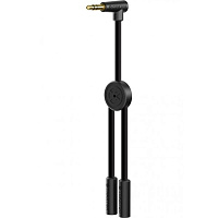 Native Instruments Traktor DJ Cable Кабель стерео miniJack 1/8"" (m) - 2x моно miniJack 1/8"" (f), позволяющий разделять стерео сигнал с выхода для наушников гаджетов и мобильных компьюторов на два моно сигнала для последующей подачи на акустику и наушник