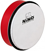 MEINL NINO4R бубен (ручной барабан) 6" с колотушкой красный, мембрана пластик
