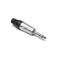 Amphenol JS3P Разъем 1/4" (6.35 мм) стереоджек, штекер, JUMBO, колпачок из пластика