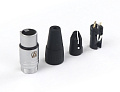 AuraSonics X3F-G 3-контактный кабельный разъем XLR female, позолоченные контакты, цвет хром