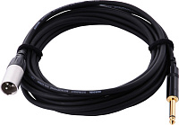 Cordial CCM 10 MP микрофонный кабель XLR папа - моно джек 6.3 мм, длина 10 метров, черный