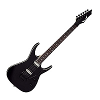 DEAN EXILEX F BKS  электрогитара, тип Superstrat, 24 лада, 25 1/2", HH, 1V+1T, цвет черный, Индия