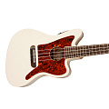 FENDER Fullerton Jazzmaster Uke Olympic White укулеле, цвет белый
