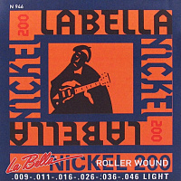 LA BELLA N946 - струны для электрогитары - (009-011-016-026-036-046), роллерная обмотка - никель