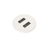 Kondator 935-PM30WM Встраиваемая зарядная станция Powerdot MICRO с 2 разъемами USB, цвет белый