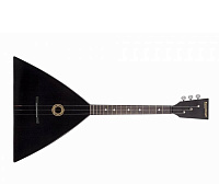 БАЛАЛАЙКЕРЪ 3S-BFE Чёрный Фёдор электро. Балалайка компактная традиционная 3-струнная электроакустическая