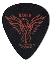 CLAYTON BS100/12 набор медиаторов - 1.00 mm BLACK RAVEN стандартные