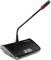 GONSIN TL-VX3300 микрофонная консоль председателя. Встроенный динамик. Регулятор громкости и выход для наушников, выход для записи