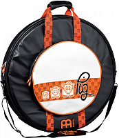 MEINL MCB24/MSB-AG  чехол для тарелок до 24", цвет черный с рисунком, внешний карман для тарелок до 15", ручка для переноски и лямка для ношения на плече