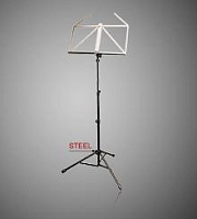 SOUNDKING DF049 пюпитр легкий, черный, рамка хром, макс. высота 138 см, сталь