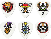 DUNLOP BL115P1.0 Alan Forbes Series 2 Набор медиаторов с оригинальной графикой 1 мм (6 шт)