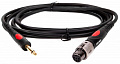 Die Hard DH200LU5 Кабель микрофонный моноджек 6.3 мм - XLR3-мама, бескислородная медь, длина 5 метров, цвет черный