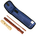 HOHNER B95850  блокфлейта, С-Soprano, немецкая система, корпус - дерево, мундштук - пластик цвета слоновая кость