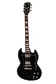 GIBSON SG Standard Ebony электрогитара, цвет черный, в комплекте кожаный чехол