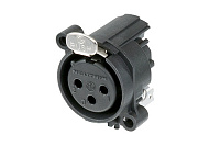 Neutrik NC3FAH1 панельный разъем XLR female, горизонт. установка на ПП