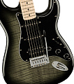 FENDER SQUIER Affinity Stratocaster FMT HSS MN BBST электрогитара, цвет черный берст