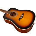 ROCKDALE Aurora D6 SB Gloss акустическая гитара, дредноут, цвет санберст, глянцевое покрытие