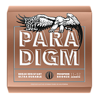 Ernie Ball 2078 струны для акустической гитары Paradigm  (11, 15, 22w, 30, 42, 52)