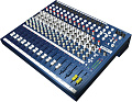 Soundcraft EPM12 микшерный пульт 12 моно, 2 стерео, 2 Aux, фейдеры 60мм. Рэковое крепление в комплекте