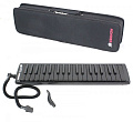 HOHNER Superforce 37  духовая мелодика, 37 клавиш, медные язычки, пластиковый корпус, цвет черный с черными клавишами f-f'' (C94331)