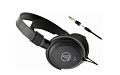 Audio-Technica ATH-AVC200  мониторные наушники закрытого типа, частотный диапазон 20-22000 Гц., импеданс 40 Ом, чувствительность 100 дБ/мВт, вес 210 г, кабель 3 м